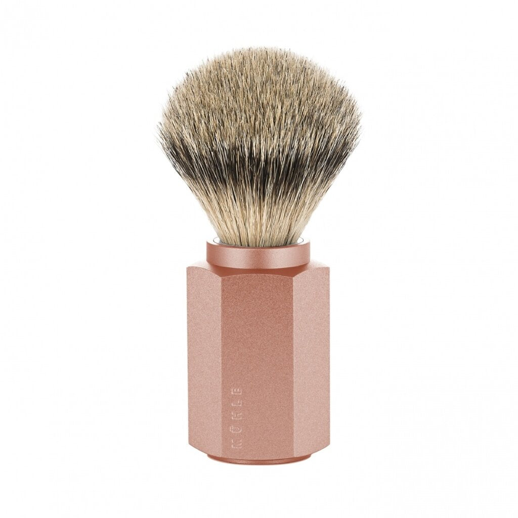 Mühle Scheerkwast Hexagon Silvertip Dassenhaar Sunrise