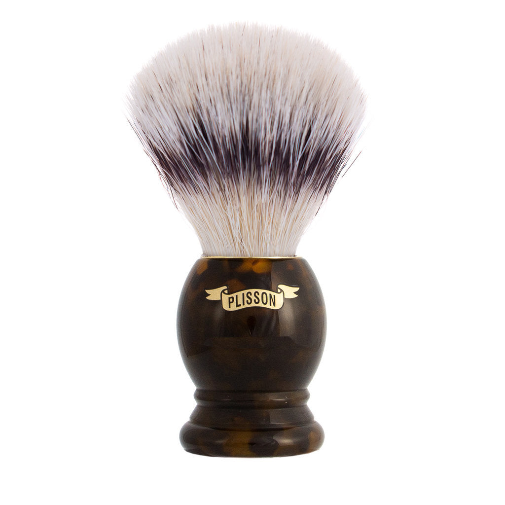 Plisson 1808 Scheerkwast Original Schildpad White Fibre