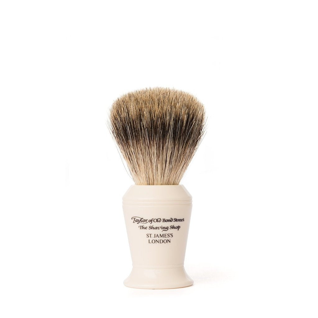 Taylor of Old Bond Street Scheerkwast Pure Badger - maat L, 10.5 cm hoog