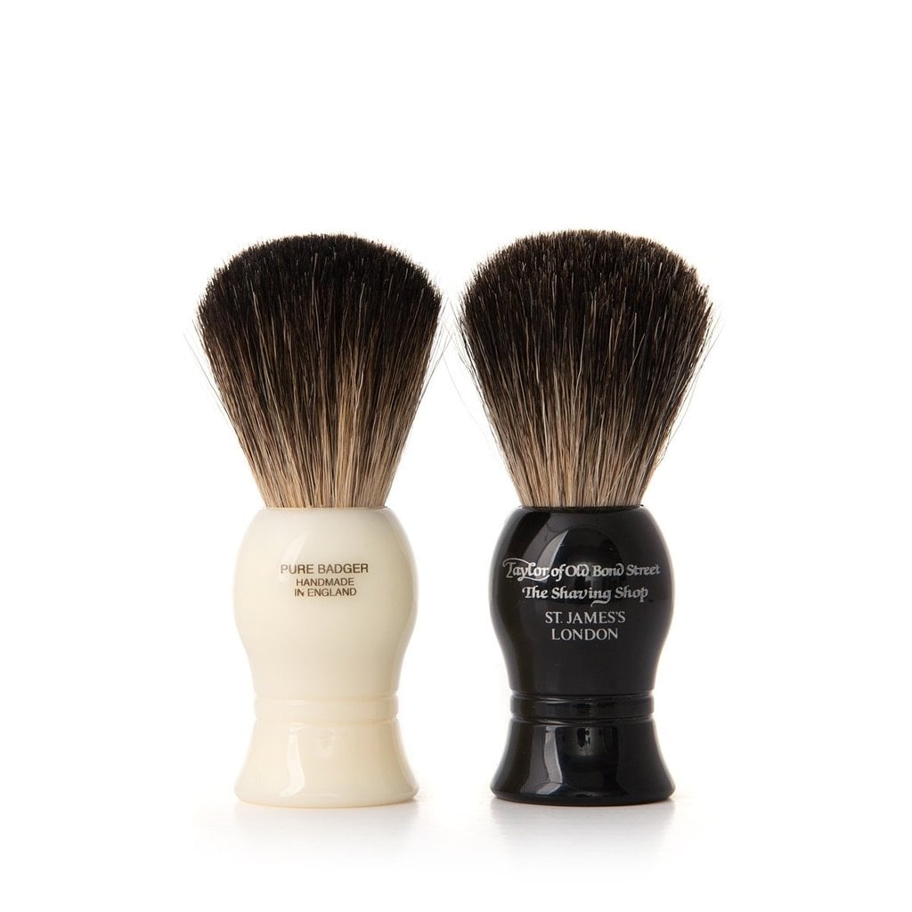 Taylor of Old Bond Street Scheerkwast Pure Badger - maat S, Zwart, tweede productfoto