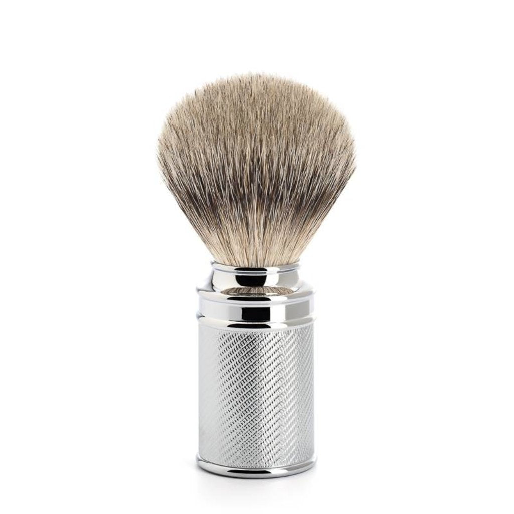 Mühle Scheerkwast Silvertip Dassenhaar - Chroom