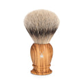 Mühle Scheerkwast Silvertip Dassenhaar - Olijfhout, 23 mm