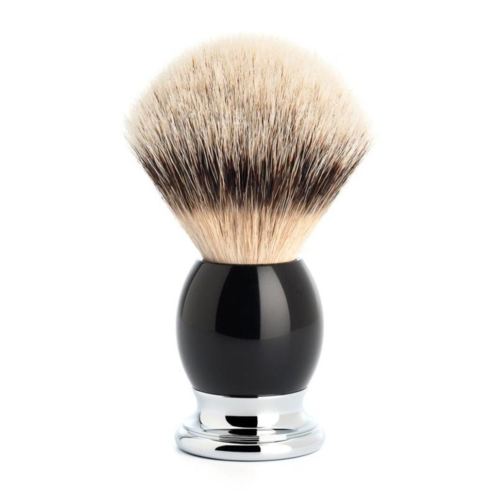 Mühle Scheerkwast Silvertip Dassenhaar Sophist - Zwart, 23 mm
