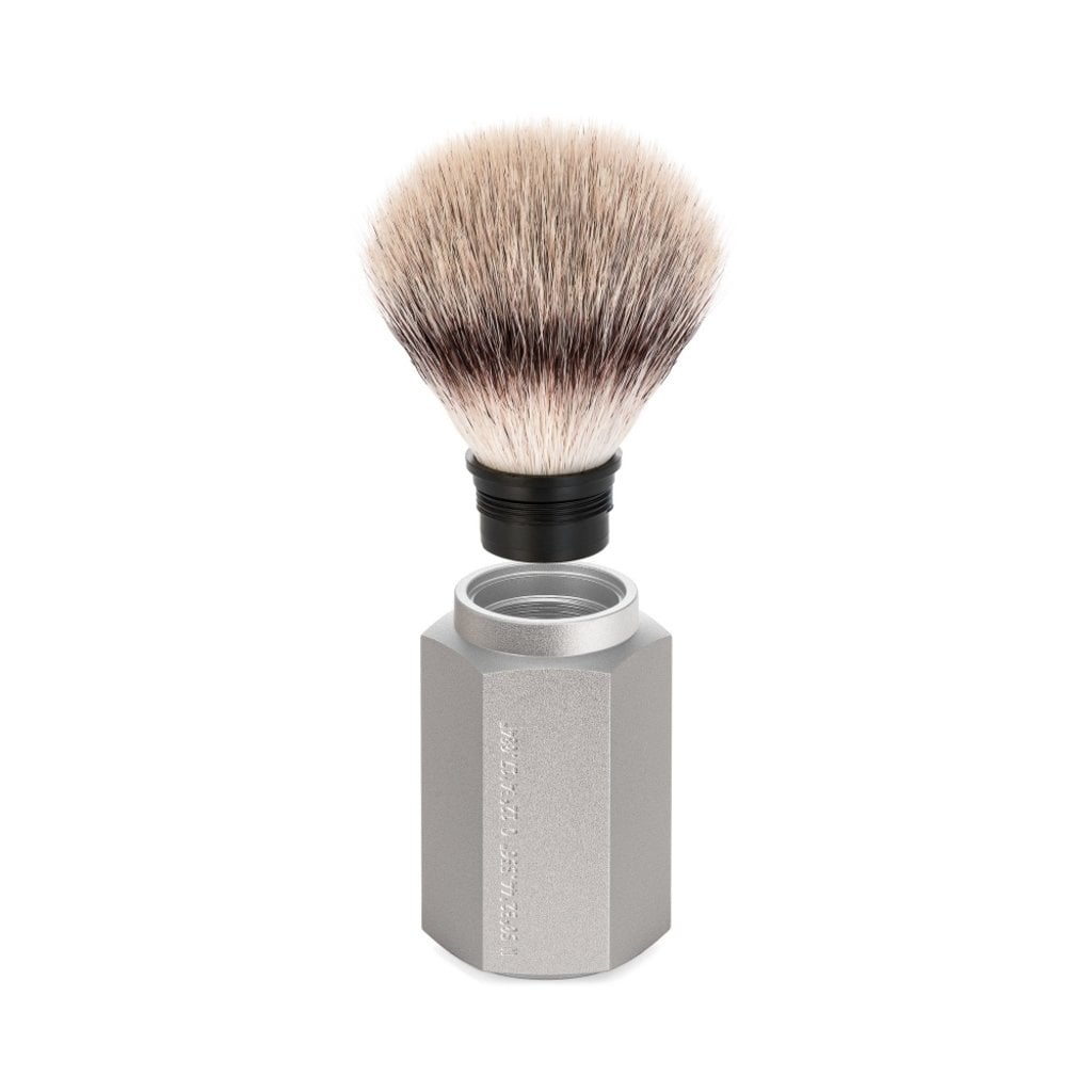 Mühle Scheerkwast Silvertip Fibre® - Zilvergrijs, tweede productfoto