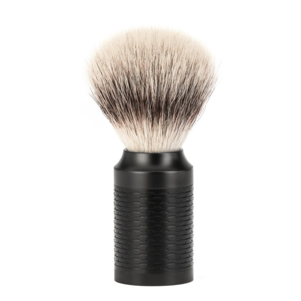 Mühle Scheerkwast Silvertip Fibre® - Zwart/ DLC coating