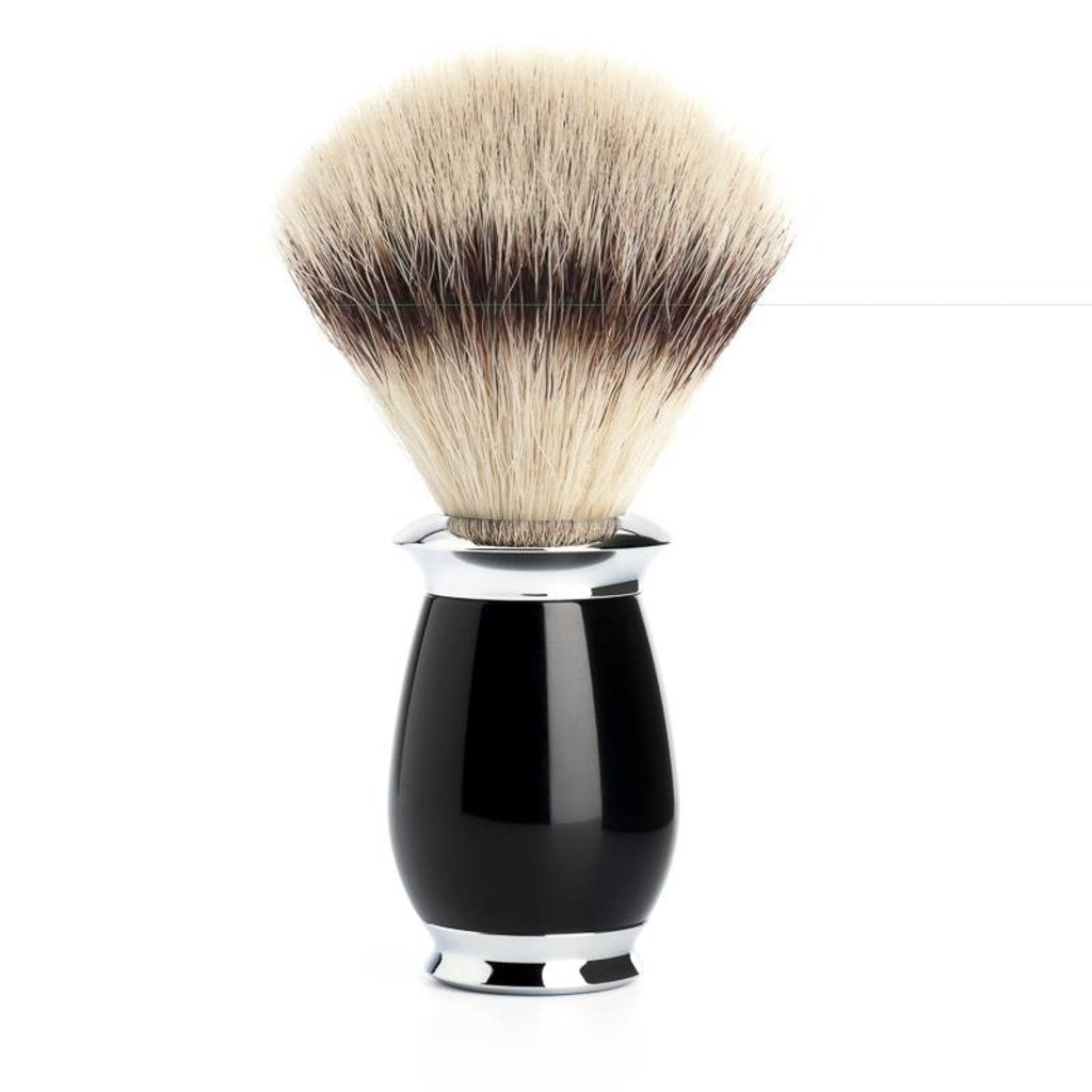 Mühle Scheerkwast Silvertip Fibre® Purist - Zwart, 21 mm