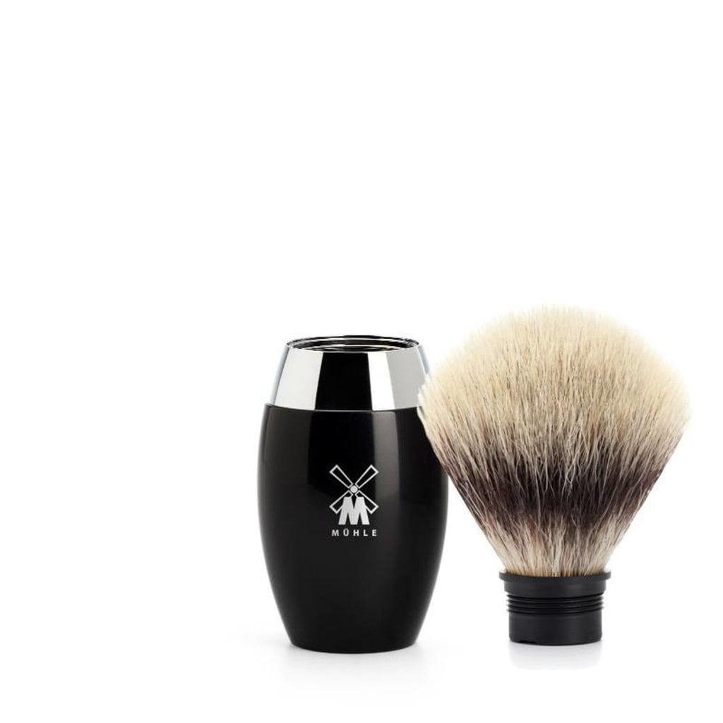 Mühle Scheerkwast Silvertip Fibre®- Zwart Kosmo - 21 mm, tweede productfoto