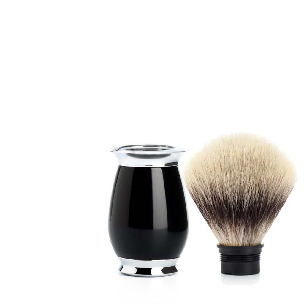 Mühle Scheerkwast Silvertip Fibre® Purist - Zwart, 21 mm, tweede productfoto