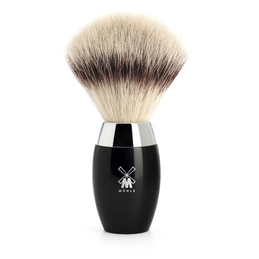Mühle Scheerkwast Silvertip Fibre®- Zwart Kosmo - 21 mm