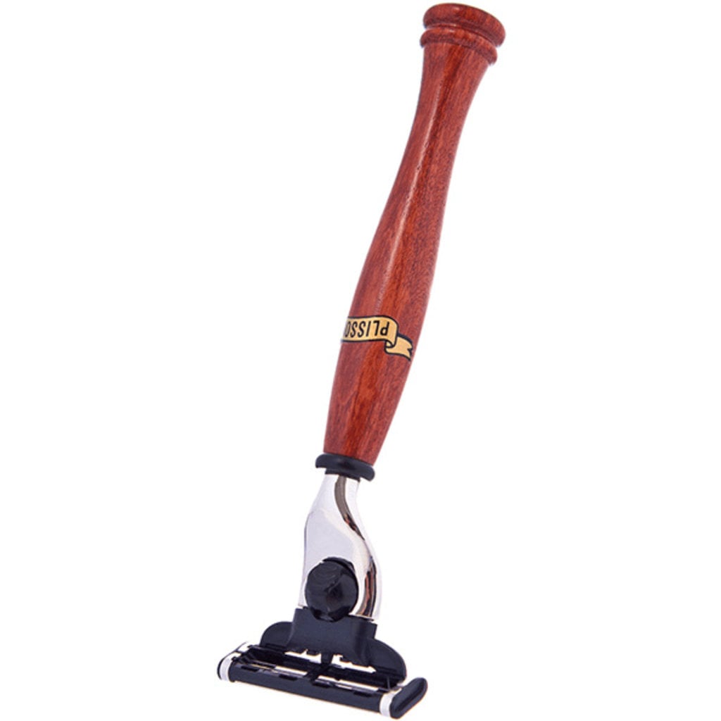 Plisson 1808 Scheermes Mach3 bubinga, tweede productfoto