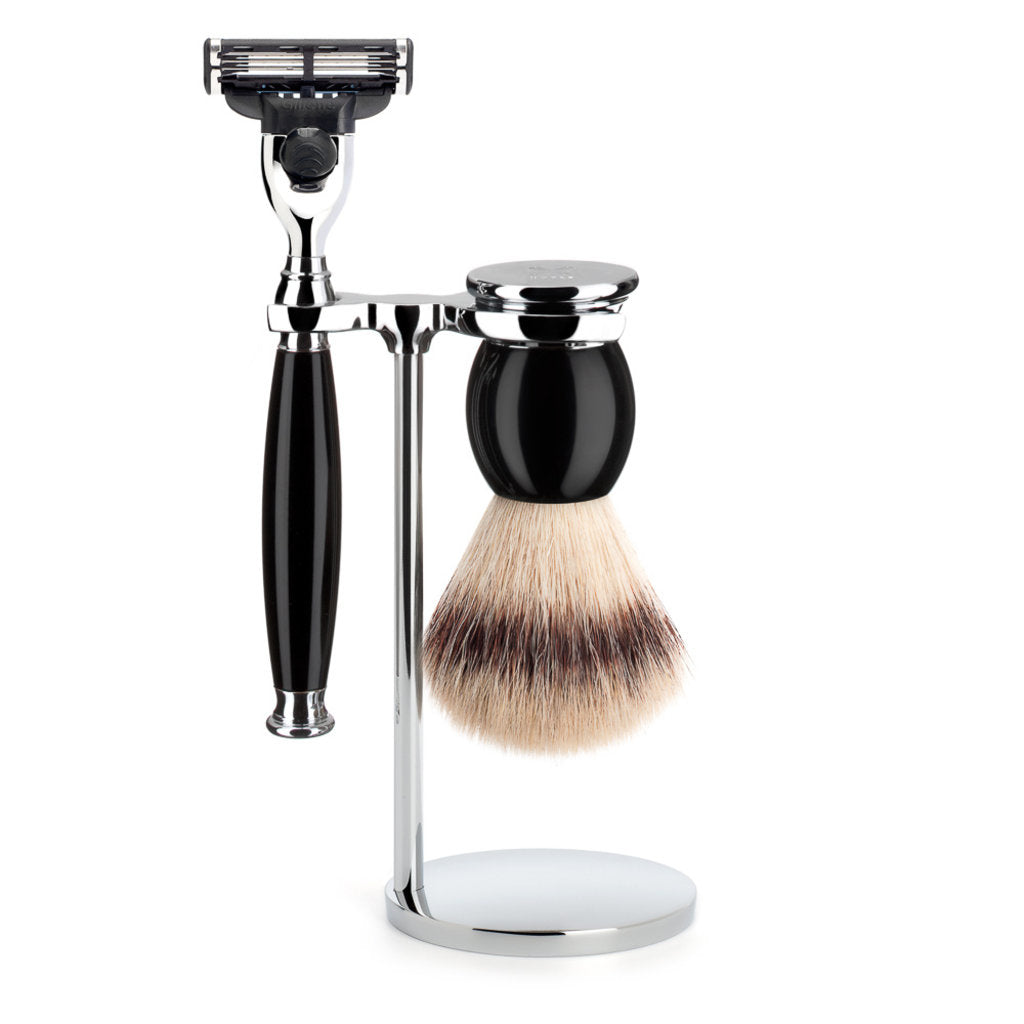 Mühle Scheerset 3-delig Sophist - Zwart Mach3®