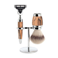 Mühle Scheerset 3-delig Stylo - Spalted beech Mach3®