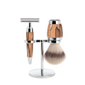 Mühle Scheerset 3-delig Stylo - Spalted beech Saf.Razor