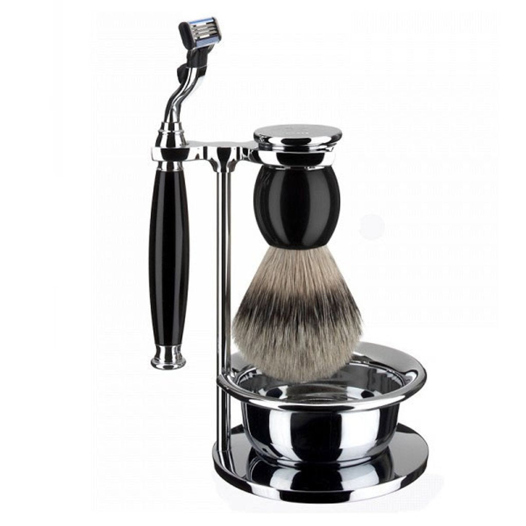 Mühle Scheerset 4-delig Sophist - Zwart Mach3®