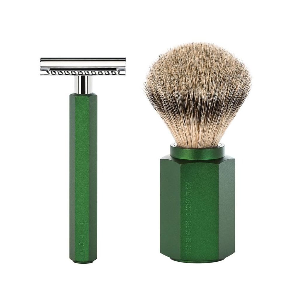 Mühle Scheerset Hexagon - Forest - Saf.Razor - Dashaar, tweede productfoto