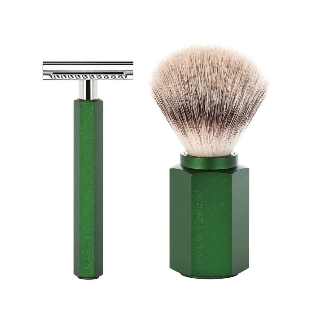 Mühle Scheerset Hexagon - Forest - Saf.Razor - Silvertip Fibre®, tweede productfoto