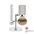 Mühle Scheerset Hexagon - Zilvergrijs - Saf.Razor - Dashaar