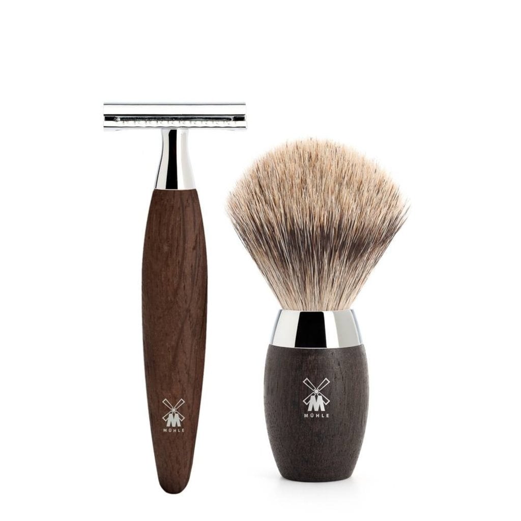 Mühle Scheerset Fijndas Kosmo 3-delig - Moeraseik - Saf.Razor, tweede productfoto