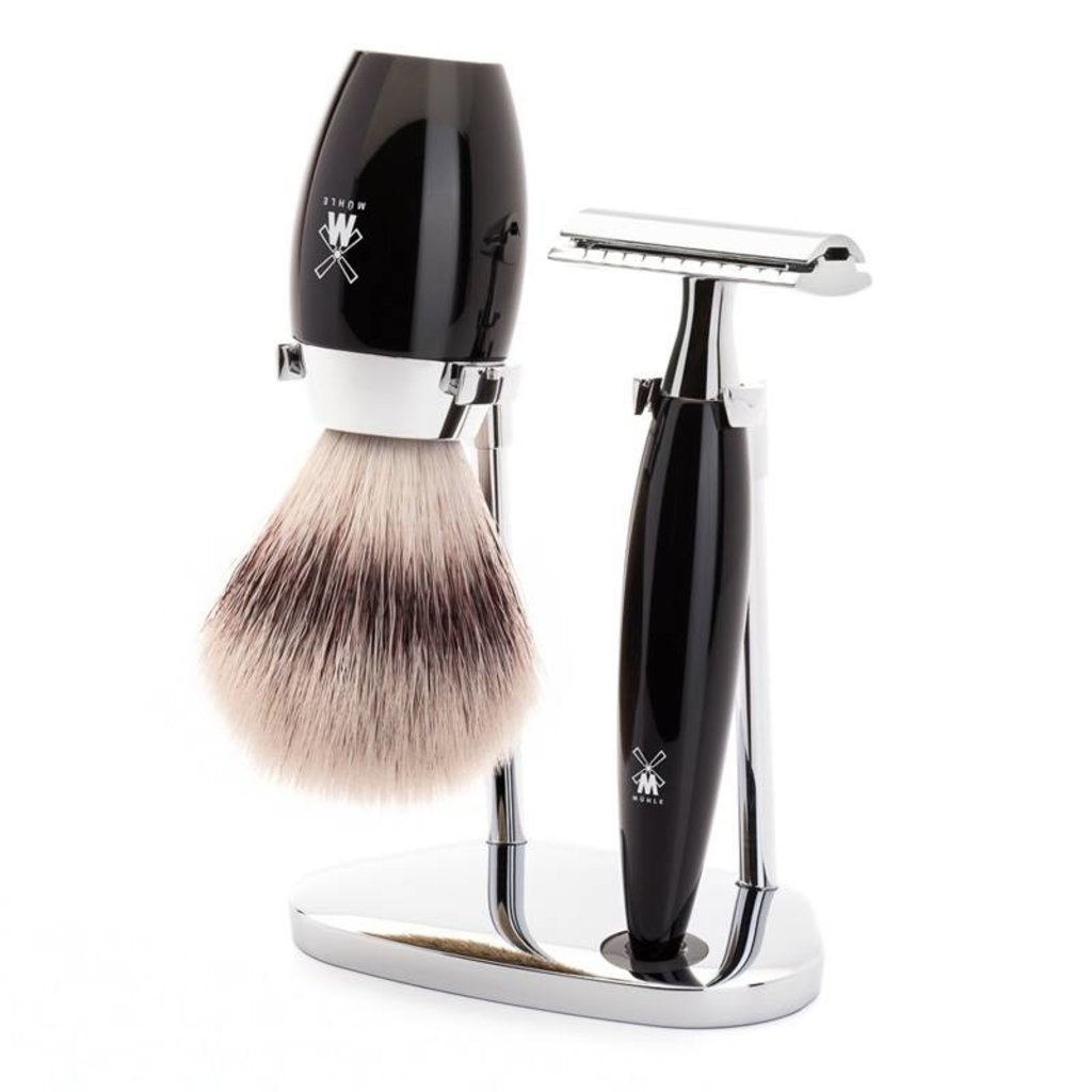 Mühle Scheerset Kosmo 3-delig - Zwart - Saf.Razor