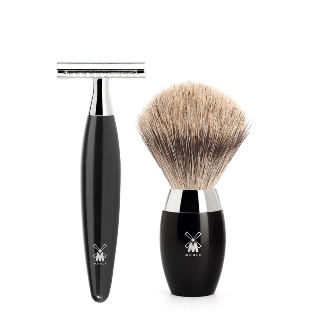 Mühle Scheerset Fijndas Kosmo 3-delig - Zwart - Saf.Razor, tweede productfoto