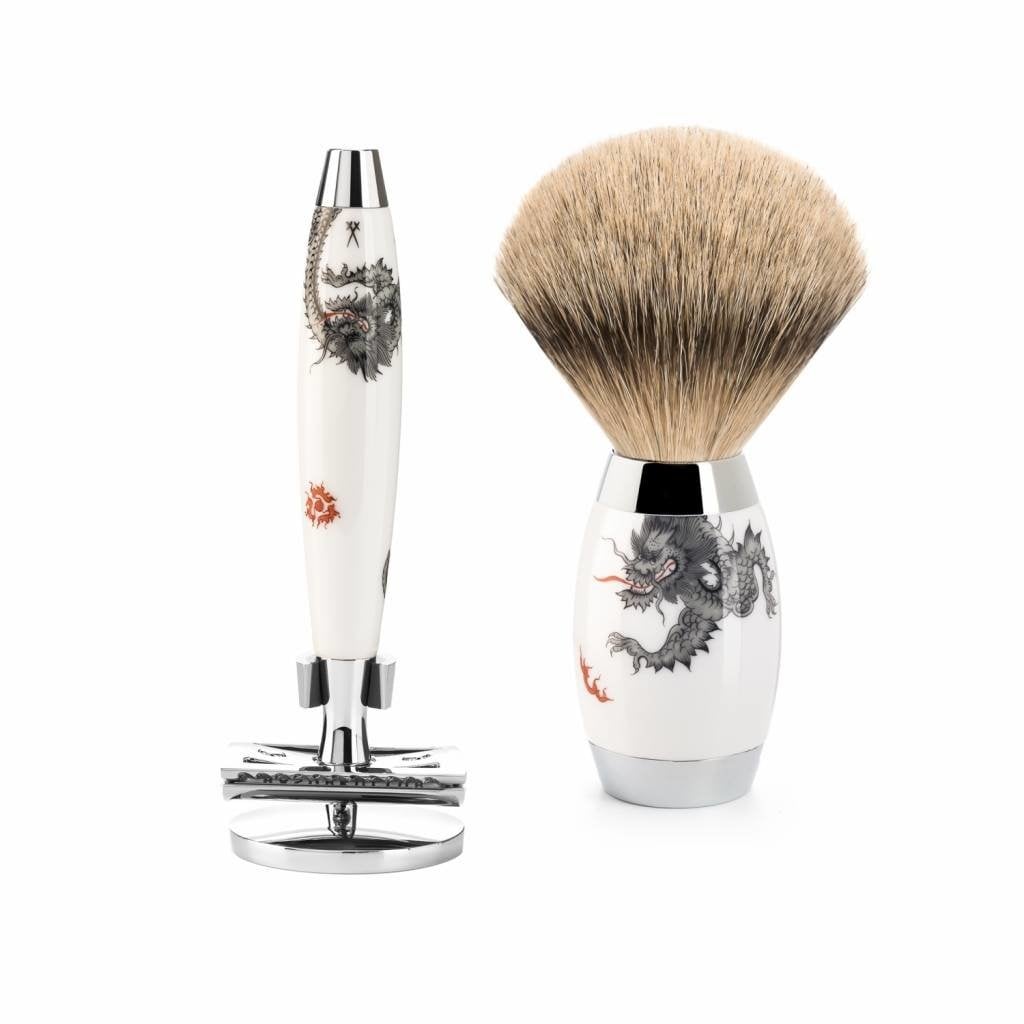 Mühle Scheerset Meissen Porselein - Saf.Razor & Dashaar, tweede productfoto
