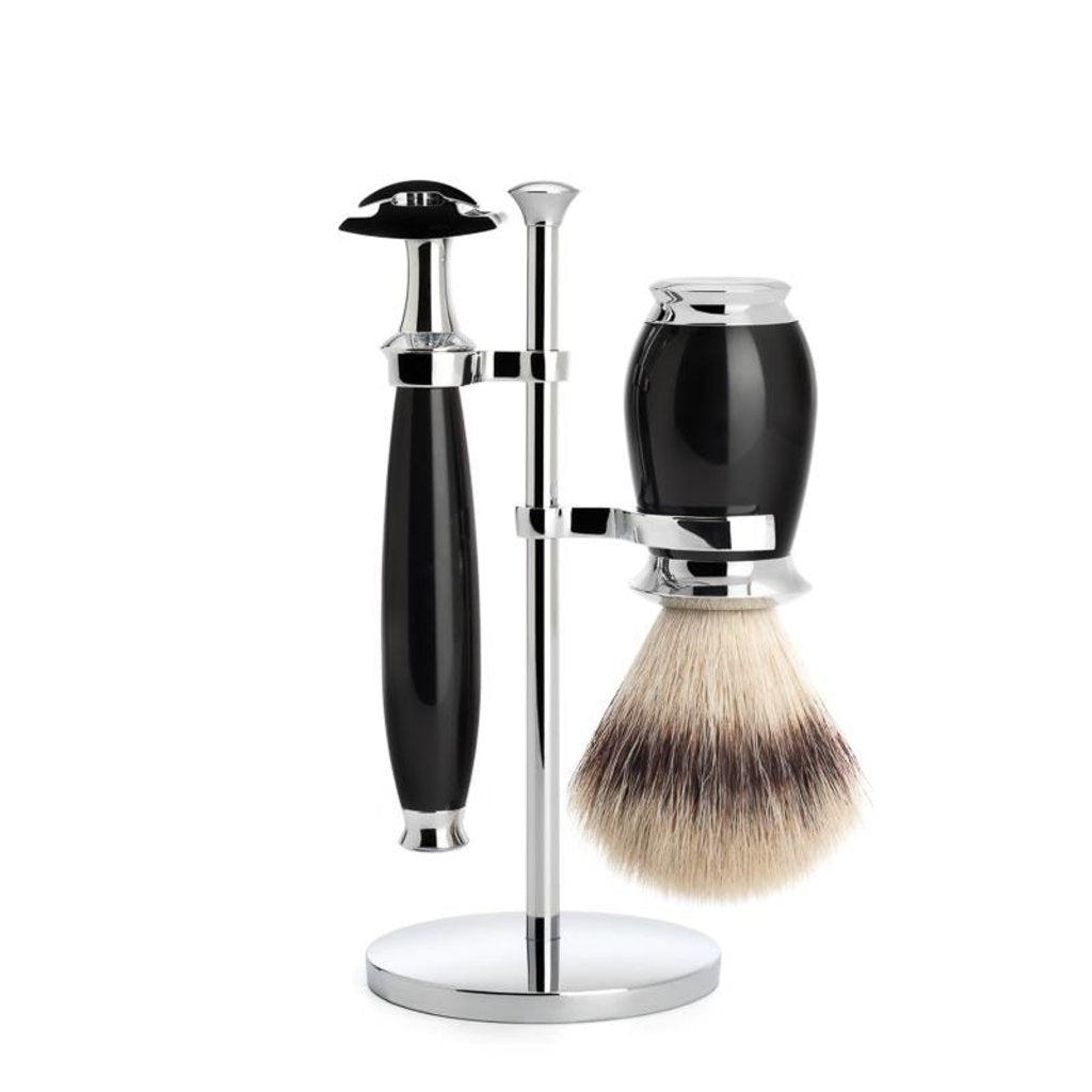 Mühle Scheerset Purist 3-delig - Zwart - Saf.Razor