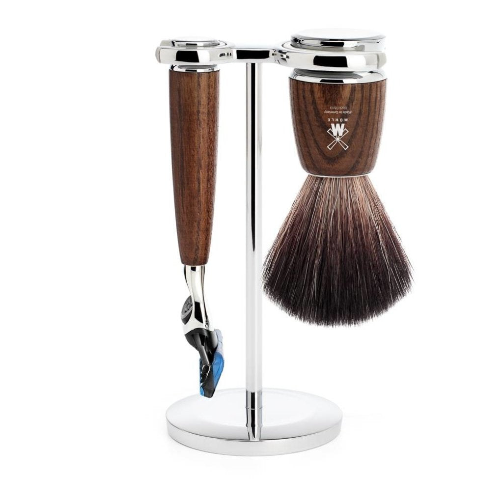 Mühle Scheerset Rytmo 3-delig - Essenhout - Fusion®