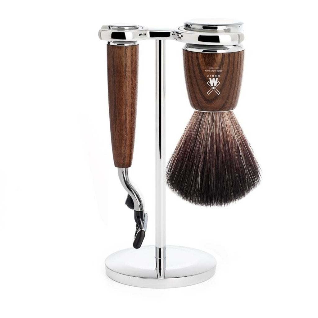 Mühle Scheerset Rytmo 3-delig - Essenhout - Mach3®