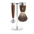 Mühle Scheerset Graudas Rytmo 3-delig - Essenhout - Saf.Razor