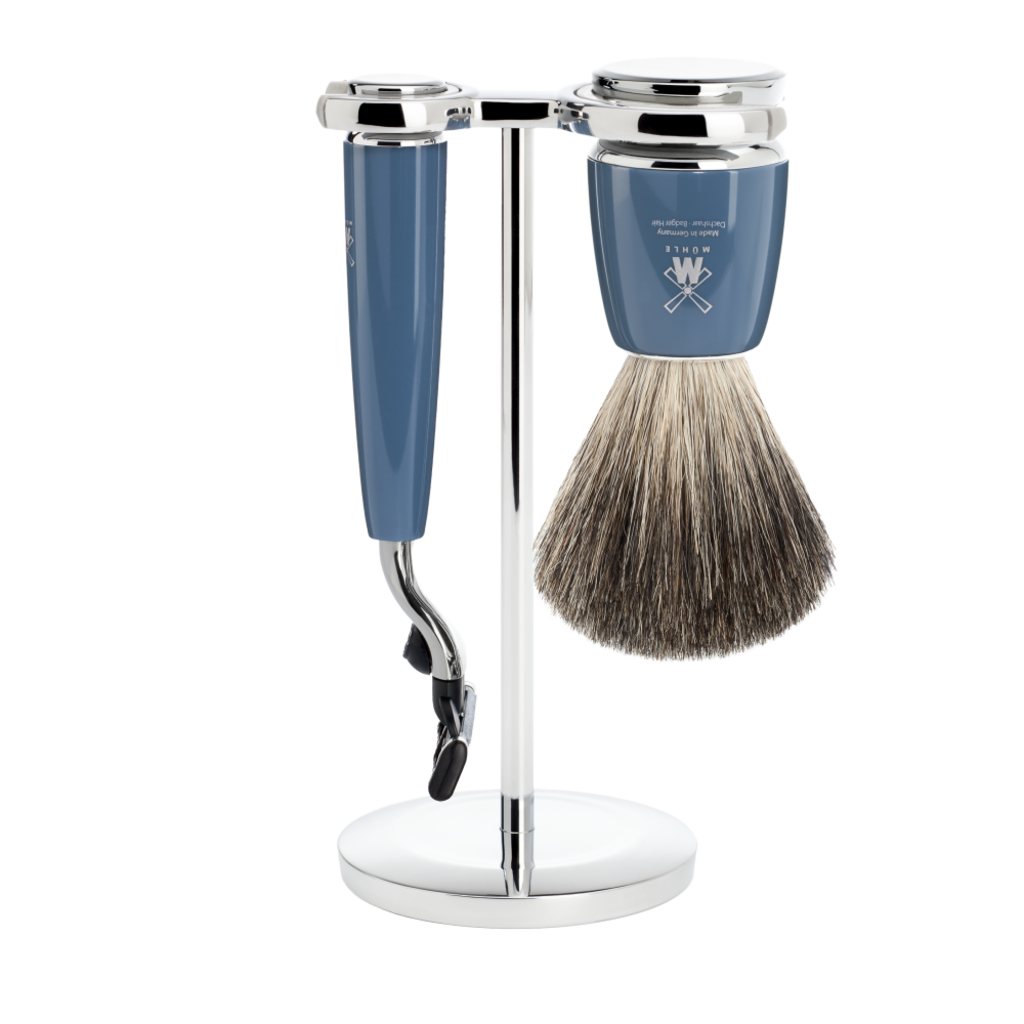 Mühle Scheerset Graudas Rytmo 3-delig - Petrol - Mach3®