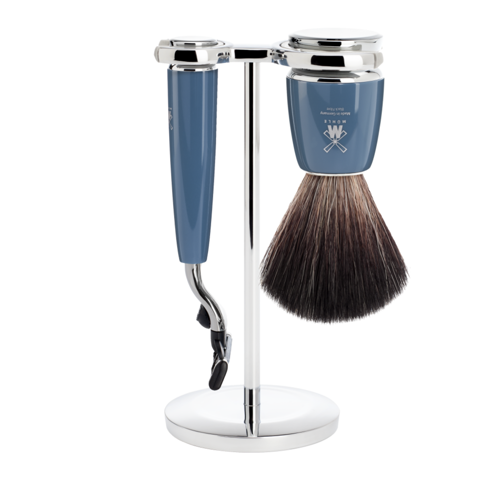 Mühle Scheerset Rytmo 3-delig - Petrol - Mach3®
