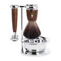 Mühle Scheerset Rytmo 4-delig - Essenhout - Saf.Razor
