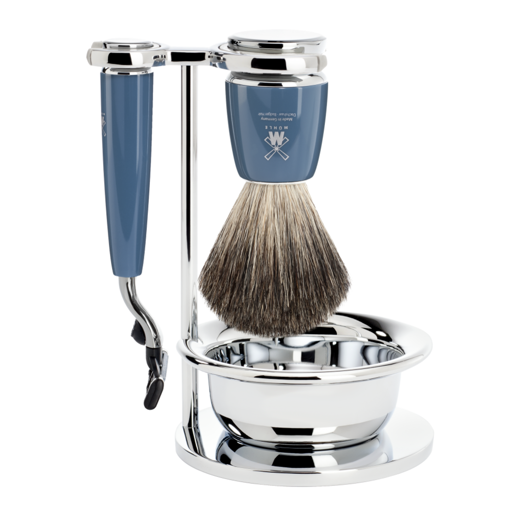 Mühle Scheerset Graudas Rytmo 4-delig - Petrol - Mach3®
