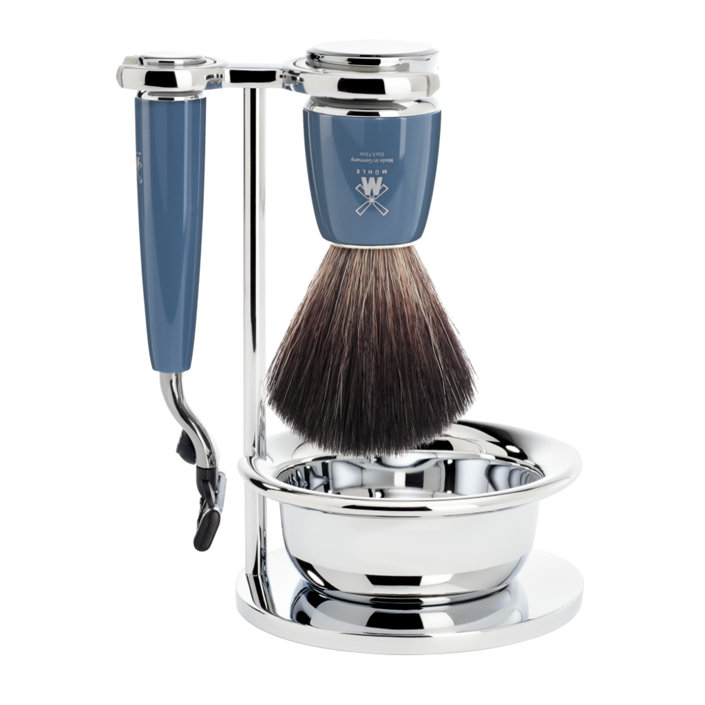 Mühle Scheerset Rytmo 4-delig - Petrol - Mach3®