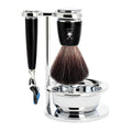 Mühle Scheerset Rytmo 4-delig - Zwart - Fusion®