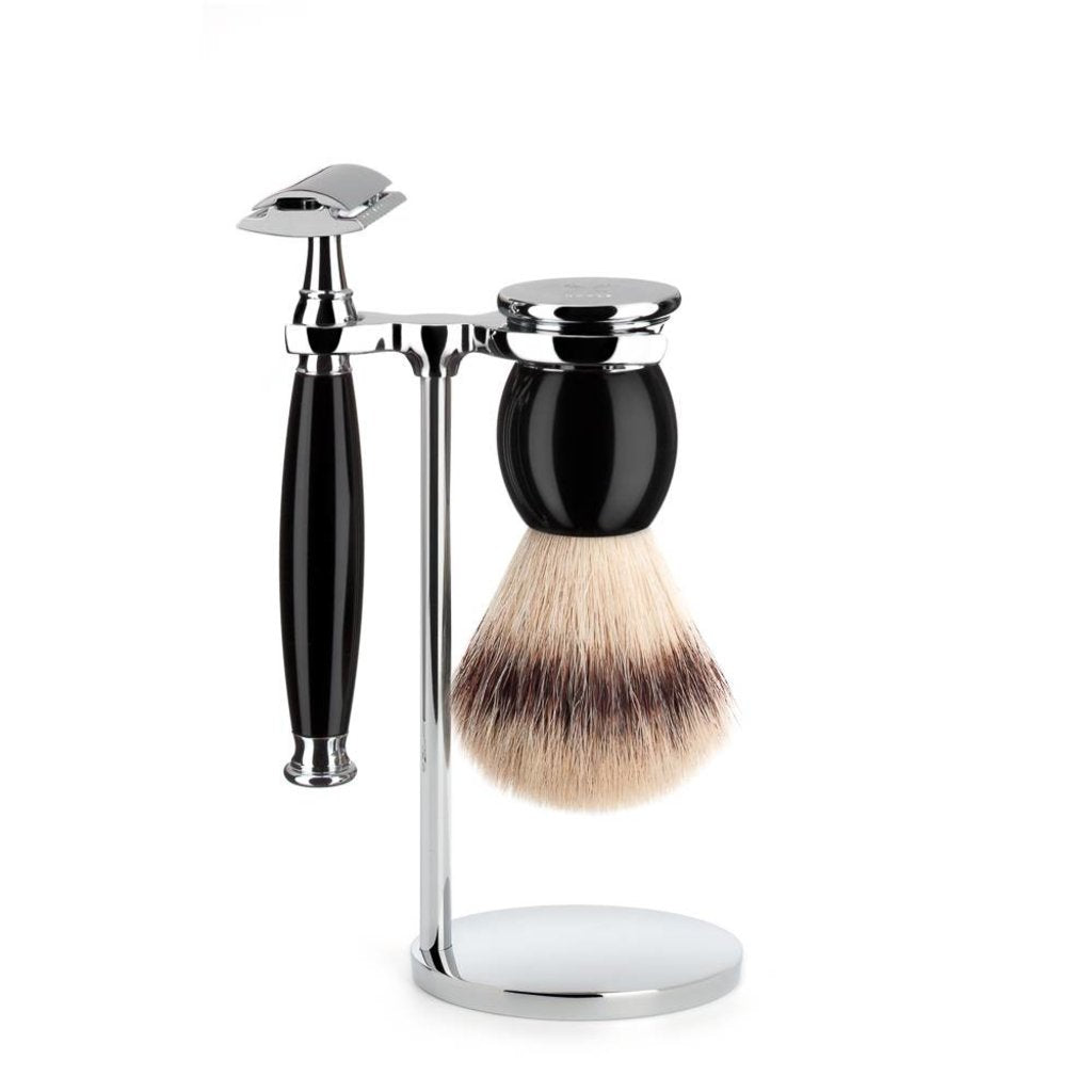 Mühle Scheerset Sophist 3-delig - Zwart - Saf.Razor