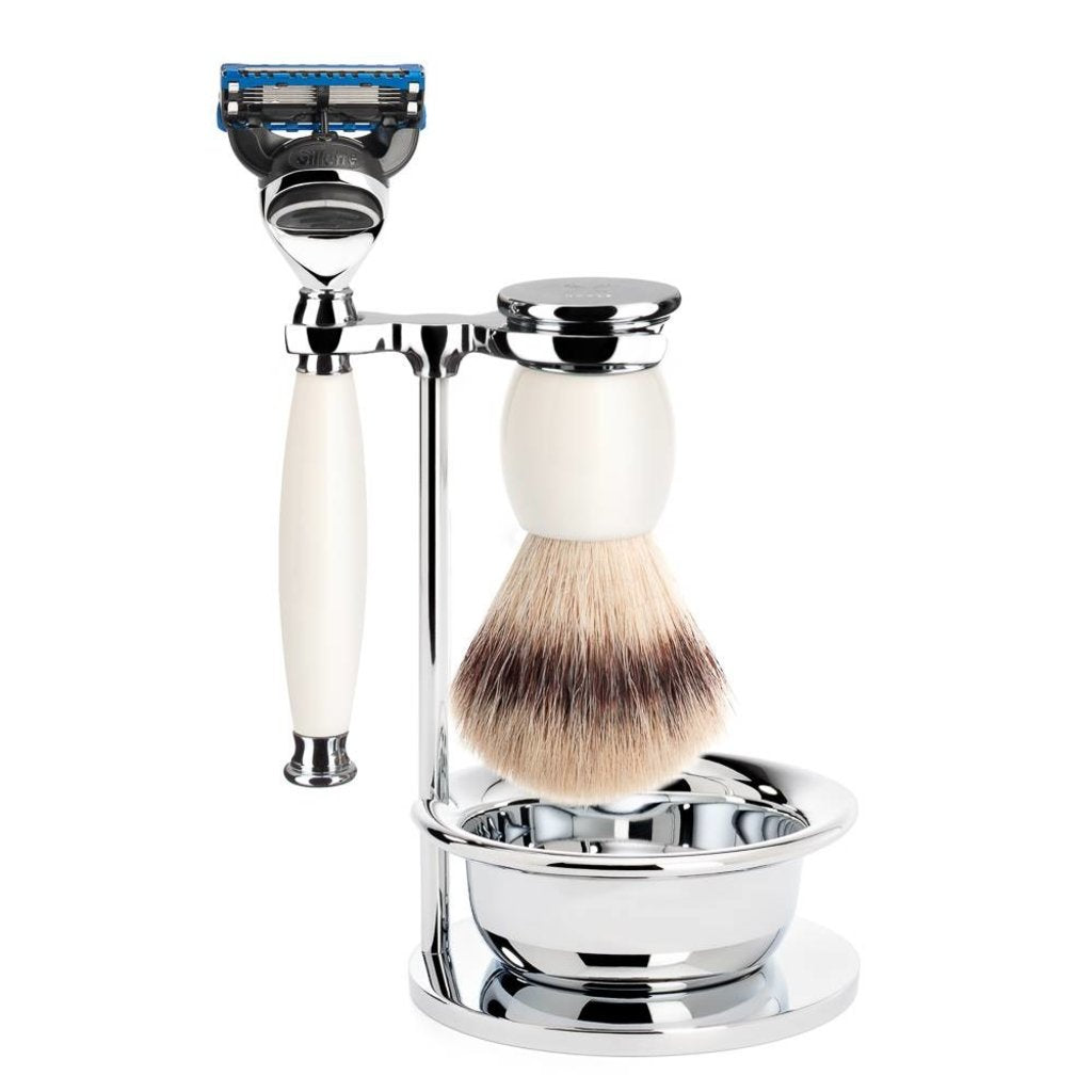 Mühle Scheerset Sophist 4-delig - Porselein - Fusion®