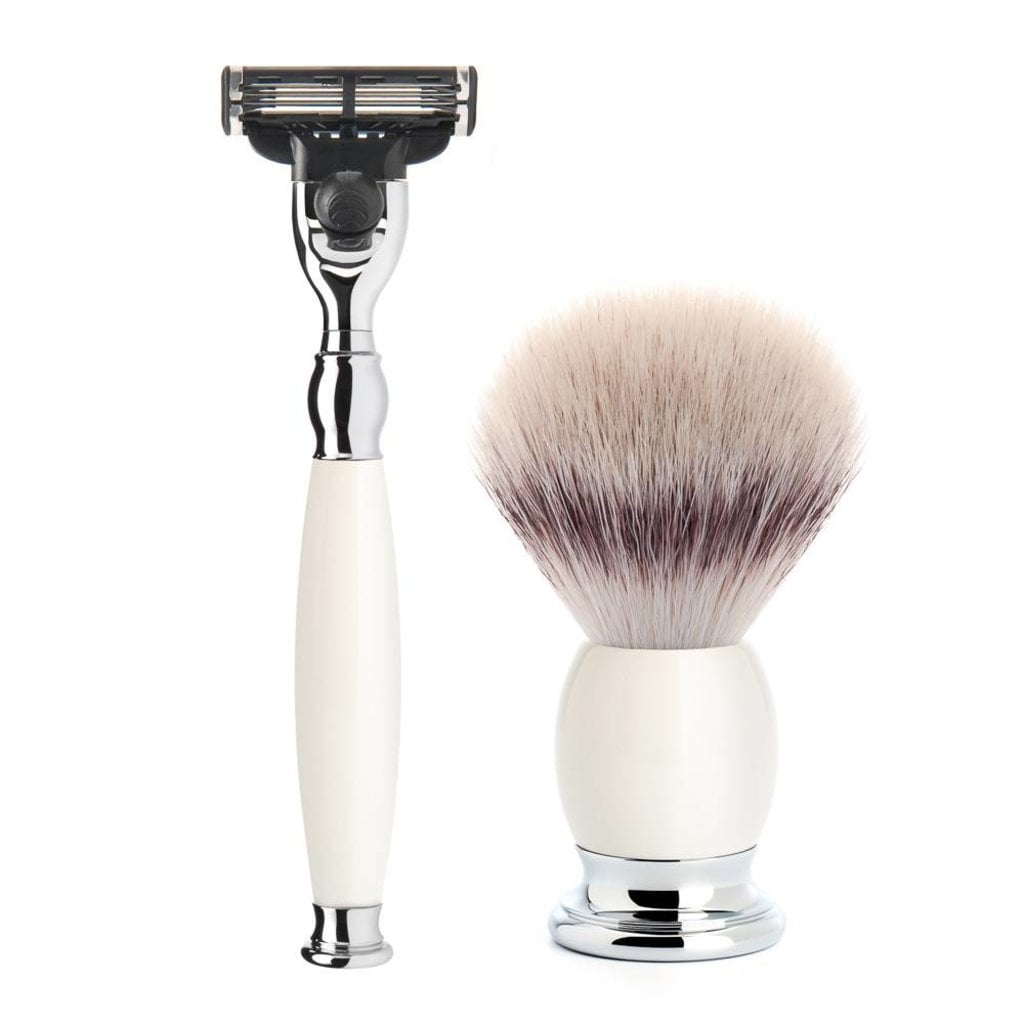Mühle Scheerset Sophist 4-delig - Porselein - Mach3®, tweede productfoto