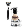 Mühle Scheerset Sophist 4-delig - Zwart - Fusion®