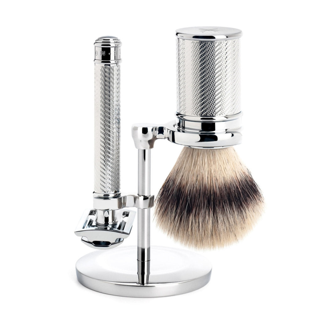 Mühle Scheerset Traditional - Safety razor - Fibre® - Chroom