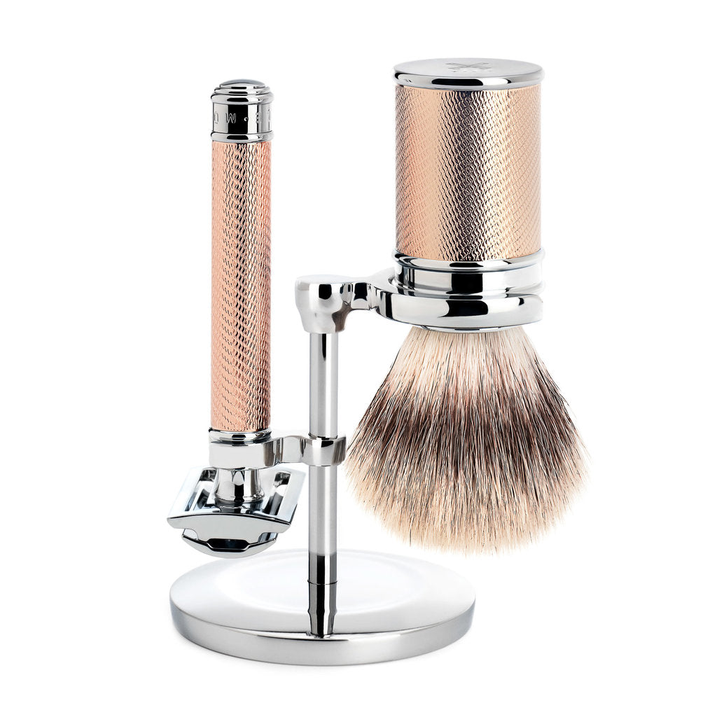 Mühle Scheerset Traditional - Safety razor - Fibre® - Rosegold