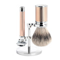 Mühle Scheerset Traditional - Safety razor - Silvertip - Rosegold
