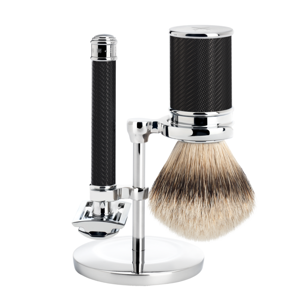 Mühle Scheerset Traditional - Safety razor - Silvertip - Zwart