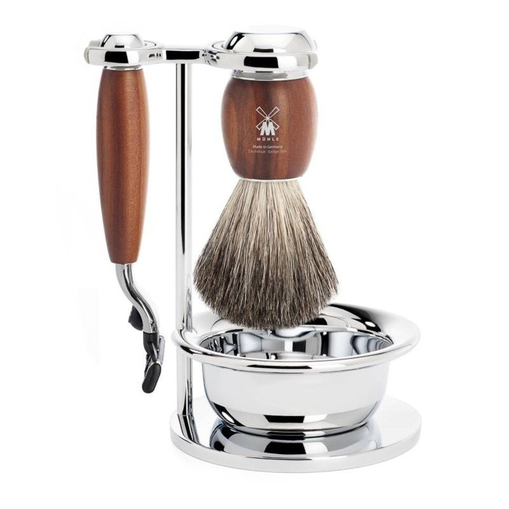Mühle Scheerset Graudas Vivo 4-delig - Pruimenhout - Mach3®