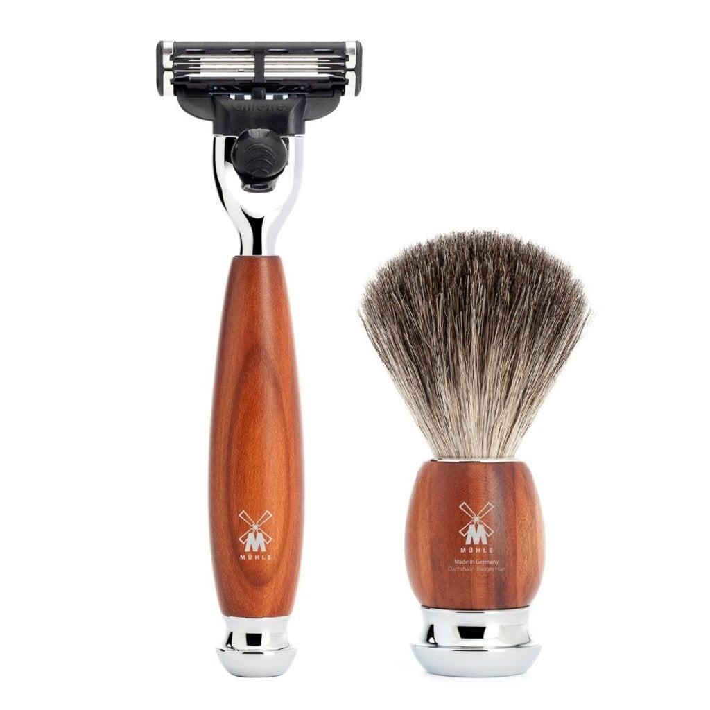 Mühle Scheerset Graudas Vivo 4-delig - Pruimenhout - Mach3®, tweede productfoto