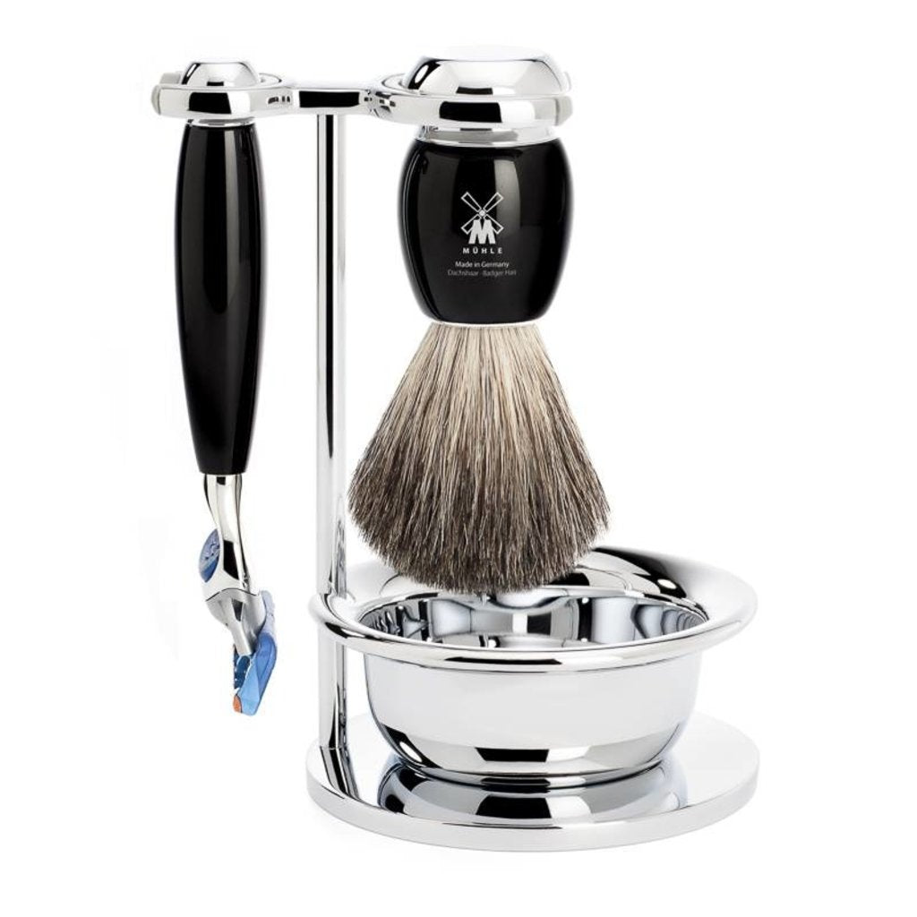 Mühle Scheerset Graudas Vivo 4-delig - Zwart - Fusion®