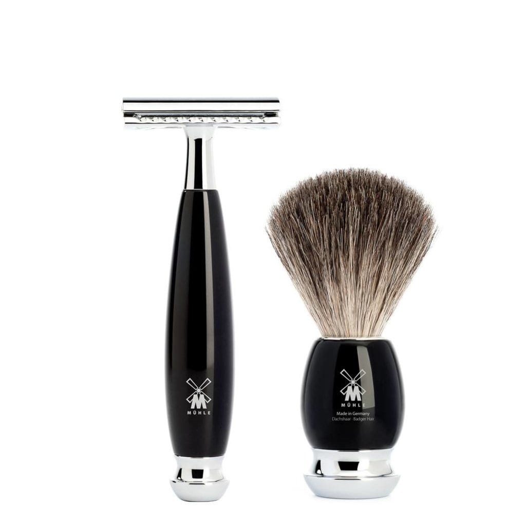Mühle Scheerset Graudas Vivo 4-delig - Zwart - Saf.Razor, tweede productfoto