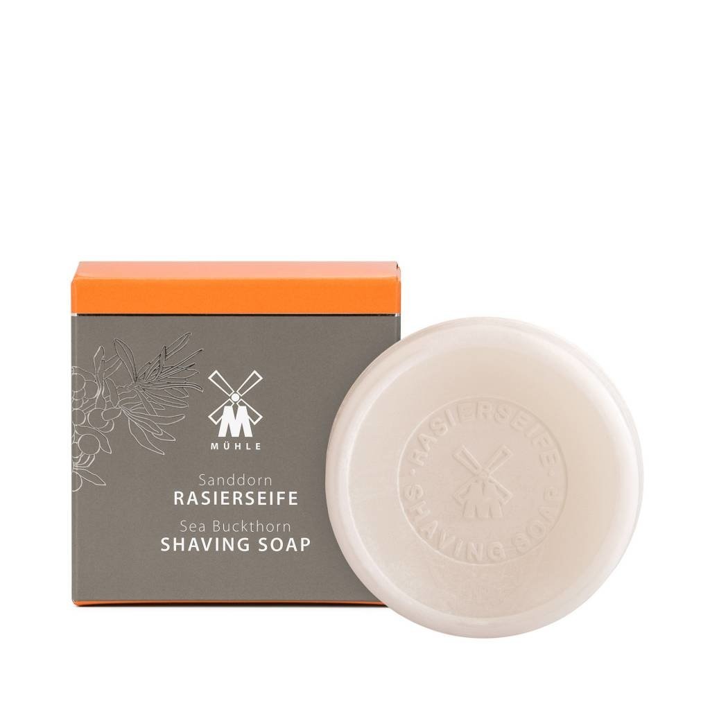 Mühle Sea Buckthorn Scheerzeep 65g Navulling