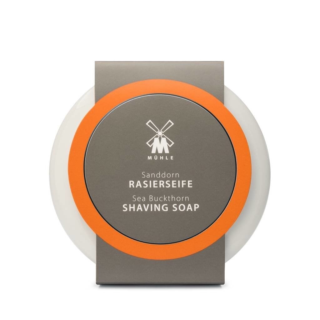 Mühle Sea Buckthorn Scheerzeep 65g