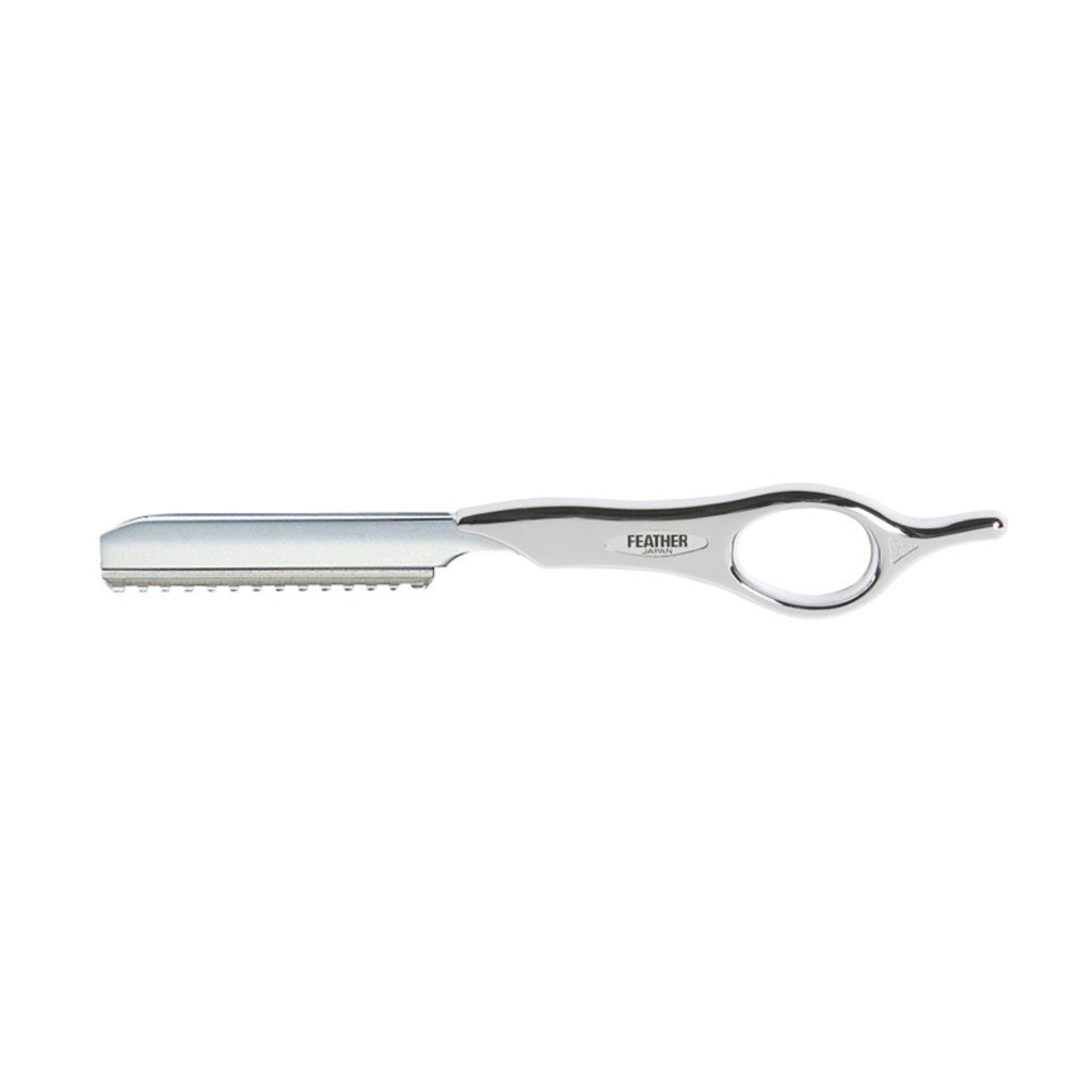 Feather Styling Razor kort - Chroom